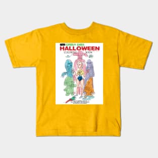 Groovy Ghoul Coloring Book 2 Kids T-Shirt